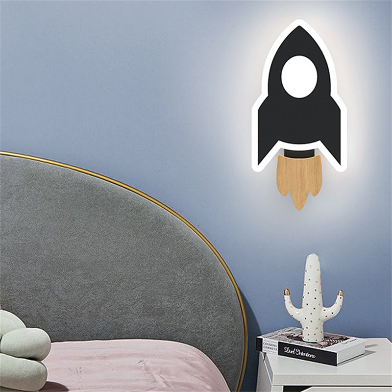 Aplique LED con nave espacial <br> para niños Bowie