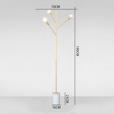 Lámpara de pie de diseño con varias ramas <br> Branch