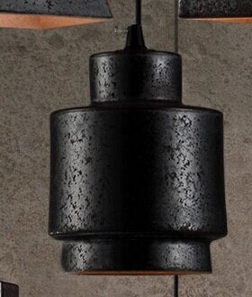 Lámpara de suspensión de cerámica industrial Loft