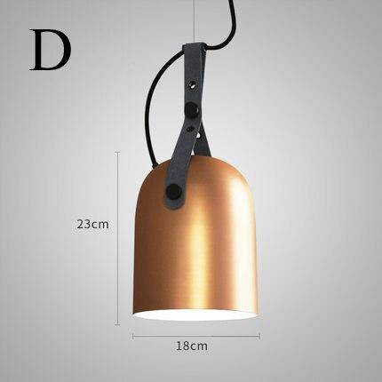 Lámpara colgante estilo industrial <br> Belt